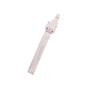 بند پستانک کارامل طرح خرس مدل emu3031