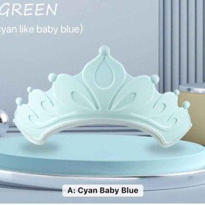 کلاه حمام نوزاد و کودک سیلیکونی طرح تاج