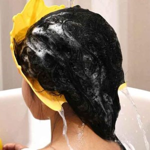 کلاه حمام نوزاد و کودک سیلیکونی طرح تاج