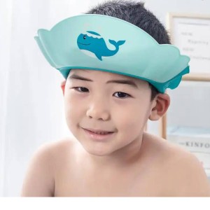 کلاه حمام نوزاد و کودک سیلیکونی طرح دلفین