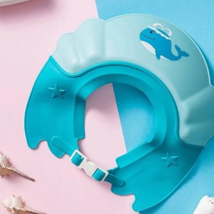 کلاه حمام نوزاد و کودک سیلیکونی طرح دلفین