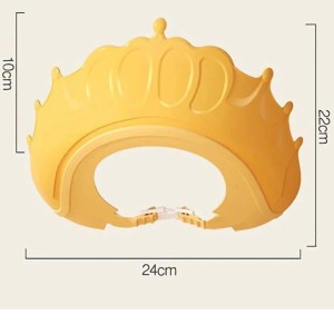 کلاه حمام نوزاد و کودک سیلیکونی طرح تاج