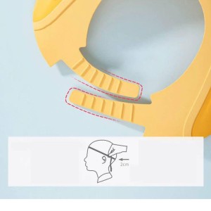 کلاه حمام نوزاد و کودک سیلیکونی طرح تاج