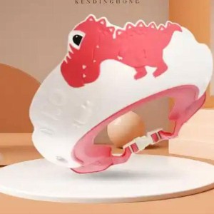 کلاه حمام نوزاد و کودک سیلیکونی طرح دایناسور