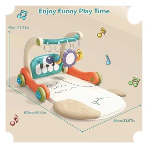 تشک بازی پیانویی و واکر موزیکال 4 کاره ویوا کیدز Viva Kids