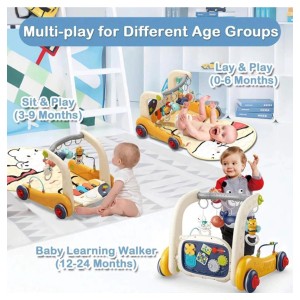 واکر و تشک بازی پیانویی کودک 3 کاره ویوا کیدز Viva Kids