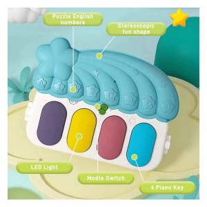 تشک بازی موزیکال برند ویوا کیدز Viva Kids طرح اسب آبی