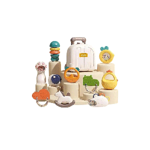 جغجغه ودندانگیر چمدانی 10عددی ویواکیدز VIVAKIDS