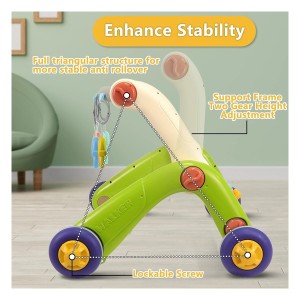 تشک بازی پیانویی و واکر موزیکال 3 کاره ویوا کیدز Viva Kids