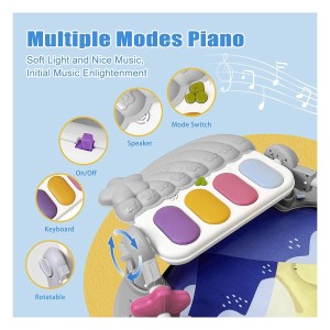 تشک بازی و پیانو نوزاد طرح شیر آبی ویوا کیدز Viva Kids