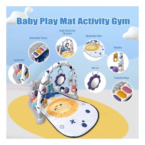 تشک بازی و پیانو نوزاد طرح شیر آبی ویوا کیدز Viva Kids