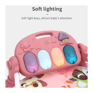 تشک بازی و پیانو نوزاد طرح ببر صورتی ویوا کیدز Viva Kids