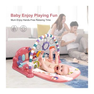 تشک بازی و پیانو نوزاد طرح ببر صورتی ویوا کیدز Viva Kids