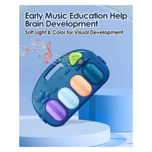 تشک بازی و پیانو نوزاد طرح ببر آبی ویوا کیدز Viva Kids