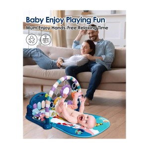 تشک بازی و پیانو نوزاد طرح ببر آبی ویوا کیدز Viva Kids