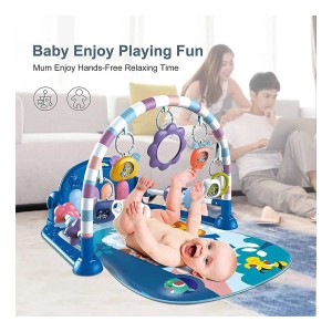 تشک بازی و پیانو نوزاد طرح ببر آبی ویوا کیدز Viva Kids