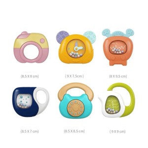 مجموعه جغجغه و دندانگیر 6 عددی ویوا کیدز Viva Kids