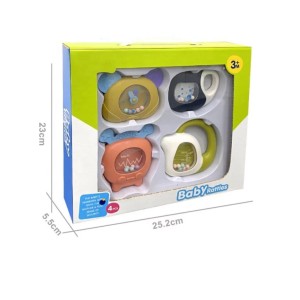 مجموعه جغجغه و دندانگیر 4 عددی ویوا کیدز Viva Kids