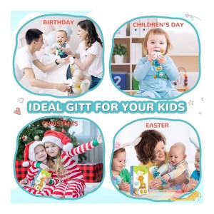 جغجغه موزیکال طرح زرافه ویواکیدز VIVAKIDS