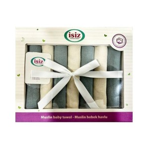دستمال دست و صورت موسلین 7 عددی ایسیز isiz