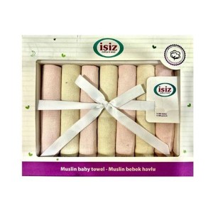 دستمال دست و صورت موسلین 7 عددی ایسیز isiz