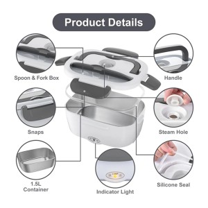 ظرف غذای برقی لبتو مدل Dispensa با مخزن استیل 1.5 لیتری ( مخصوص کارمند ها و کودکان مدرسه ایی )