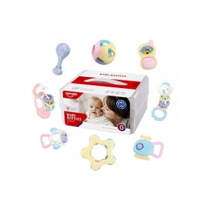 ست جغجغه و دندانگیر نوزاد هانگر HUANGER کد 101