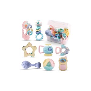 ست جغجغه و دندانگیر نوزاد هانگر HUANGER کد 101