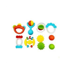 ست جغجغه و دندان گیر 8 عددی هانگر Huanger کد ( He 0150 )