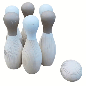 بولینگ چوبی کودک 6 عددی