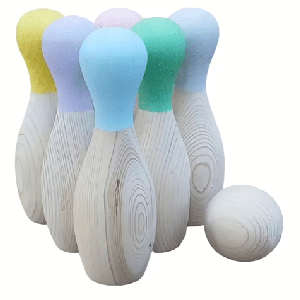 بولینگ چوبی کودک 6 عددی