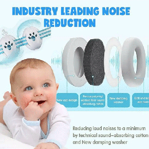 نویز گیر و محافظ صدای گوش نوزاد طرح پنجه baby earmuff