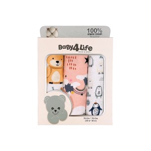 خشک کن پارچه ای نوزاد جعبه 3 عددی بیبی فورلایف Baby4Life