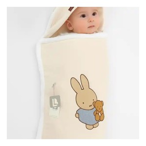پتو کلاهدار موسلین نوزادبی بی لایک Baby Like طرح خرگوش
