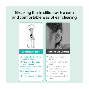 گوش پاک کن برقی کیکابو Kikkaboo مدل Ear Cleaner ( برای کودکان و بزرگ سالا ن)