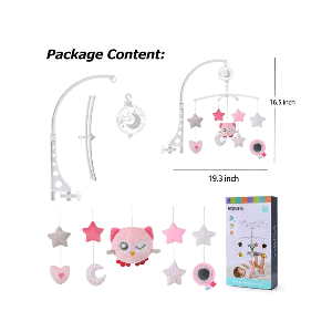 آویز تخت موزیکال طرح جغد کونیگ کیدز Konig kids