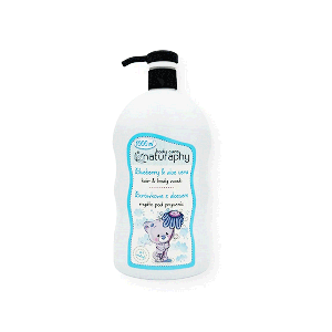 شامپو سر و بدن كودك بلوبری و آلوئه ورا naturaphy حجم 1000 ميلی لیتر