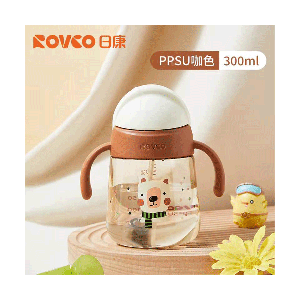 لیوان آبخوری نی دار نوزاد 300 میل رووکو Rovco