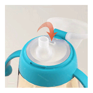 لیوان آبخوری نوزاد 300 میل نی دار رووکو Rovco