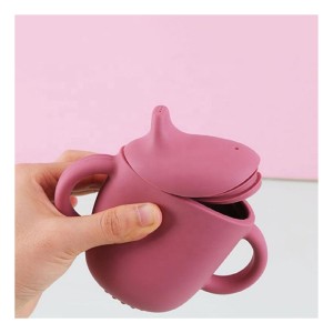 لیوان آموزشی تمام سیلیکونی هاگی باگی HUGGY BUGGY (در رنگ های مختلف)