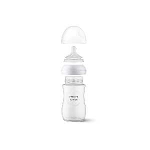 شیرخوری طلقی 260ml فیلیپس اونت  چینی Natural Response (سرشیشه 3 قطره )
