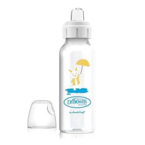 آبمیوه خوری 250 میل دکتر براونز اورجینال با طرح خرگوش با قابلیت نصب سرشیشه شیرخوری