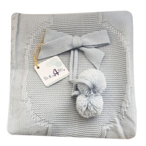 پتو کودک بیبی فورلایف کد منگوله سایز 100x80 سانتی متر