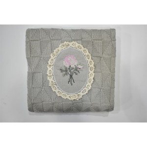 پتو نوزادی بیبی فور لایف مدل flower سایز 100x80 سانتی متر