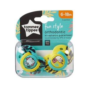 پستانک ارتودنسی تامی تیپی مدل فیل و توکا مجموعه دو عددی