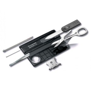 کیت ابزار 13 کاره ویکتورینوکس مدل Swiss Card Lite / Black