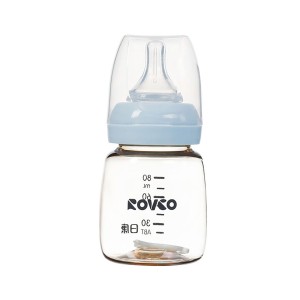 شیشه شیر  80 میلی لیتر  نوزاد Rovco ( قند داغ خوری )