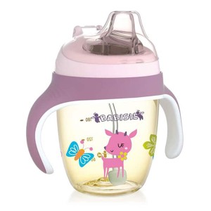 لیوان آبمیوه خوری 360 درجه سوپاپ دار بی بی سیل ( دخترانه )