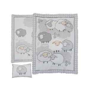 سرویس خواب کودک طرح بره مجموعه 3 عددی