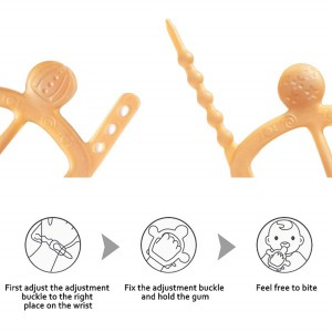 دندانگیر مچبند تمام سیلیکونی نوزاد هی اور شی heorshe